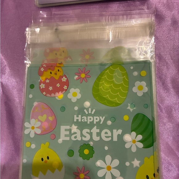 Lg Easte Bundle-Favor Bag (80) Lg Favor Bag (50) Door Cover-Basket Grass-Sticker - Picture 5 of 16